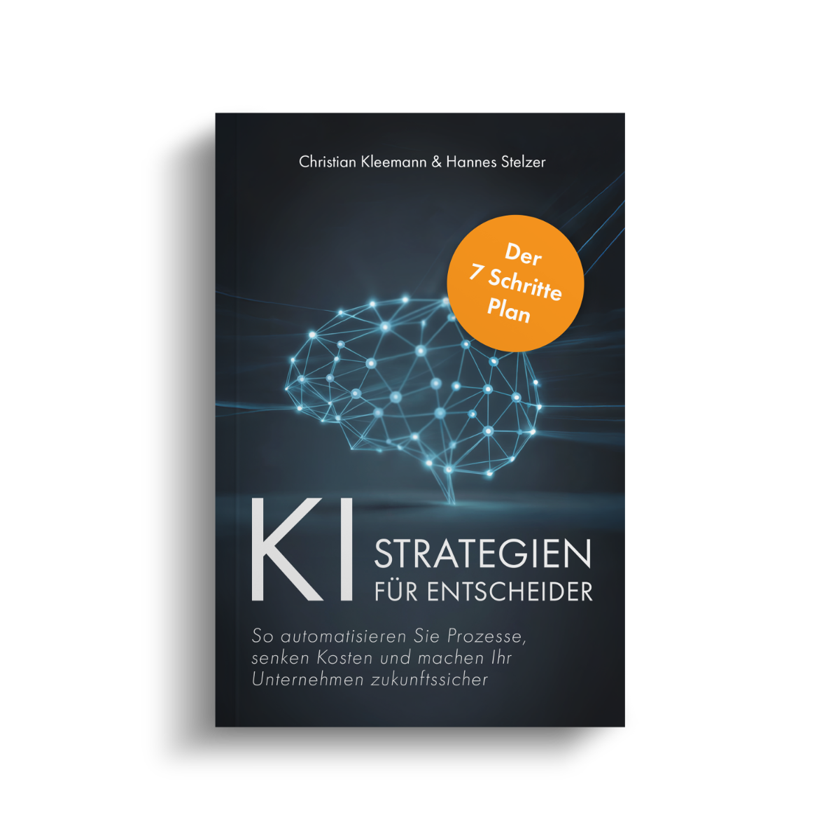 Buch Cover KI-Strategien für Entscheider Christian Kleemann und Hannes Stelzer KI im Mittelstand